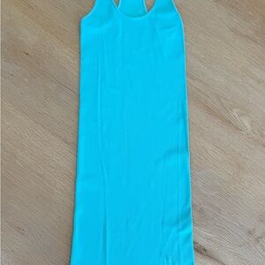 Guess by Marciano Sleeveless Turquoise Maxi Dress